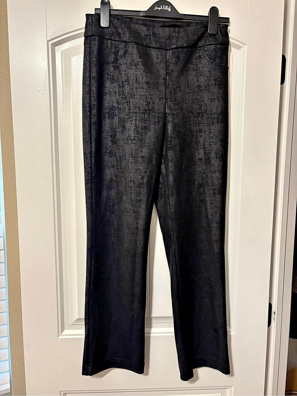 Joseph Ribkoff Straight Leg Pants in Black Size 10 Like New